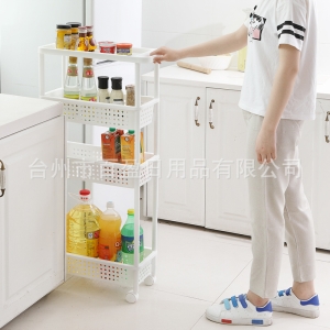 厂家现货批发塑料置物架厨房置物架 家居收纳夹缝置物架