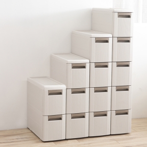 现货批发日式收纳柜厨房卫生间整理柜收纳塑料箱抽屉式收纳柜礼品